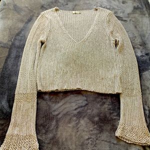 Free people silver top